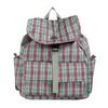Schoolbagins Hong Kong style retro classic contrasting color plaid backpack casual large capacity backpack student schoolbag casual versatile