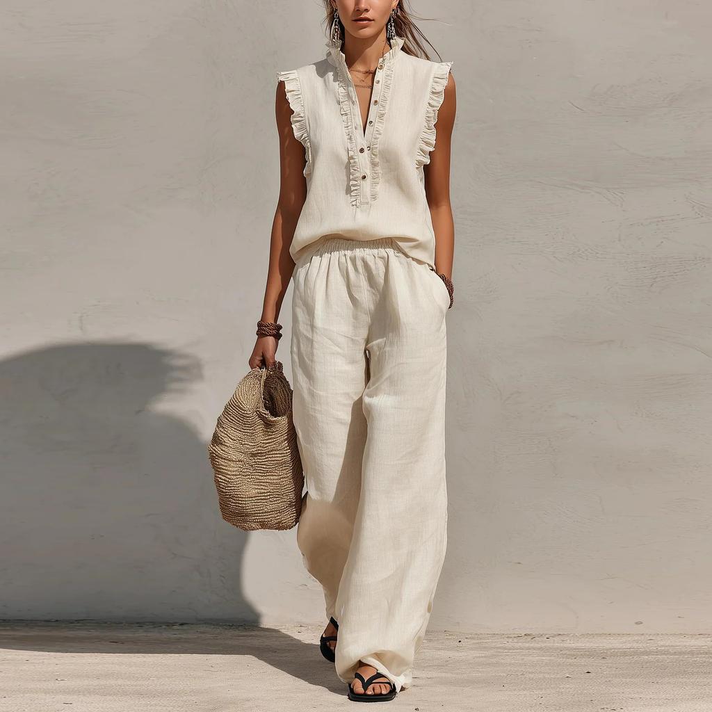Two Piece Sets For Women Casual Long Sleeve Shirts And Short Pants