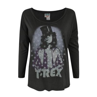 Junk Food Womens / Ladies T-Rex Long-Sleeved Top