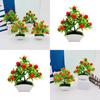 Fruit Tree Desktop Decor With Silk Material For Office And Photography Displays