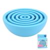 Balancing Maze Toy Bright Colors Semicircle Light Weight Maze Ball Toy Brain Games for Kids Early Education Blue