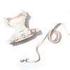 Pet Pet Pet Dog Harness + Leash Set, Beige