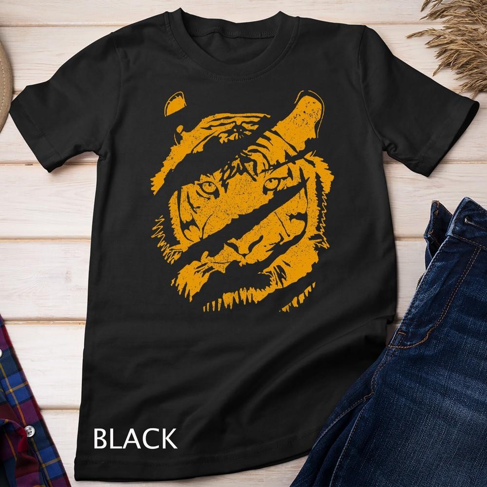 

Tiger Wild Cat Claw Chinese Bengal Animal Gift Unisex T-shirt 4XL