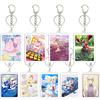 Pocket Monsters Anime Fashion Keychain Gengar Psyduck Bulbasaur Mewtwo Backpack Accessories Game Collection Pendant Wholesale