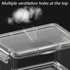 Mealworm Breeding Box Superworm Cricket Spider Mantis Terrariums Desktop Anti-escape Breathable Insect Box Insect Kennel Habitat