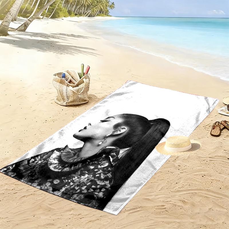 Ariana Grande Towel, Large Soft Quick Dry Towel for Beach Camping Swimming