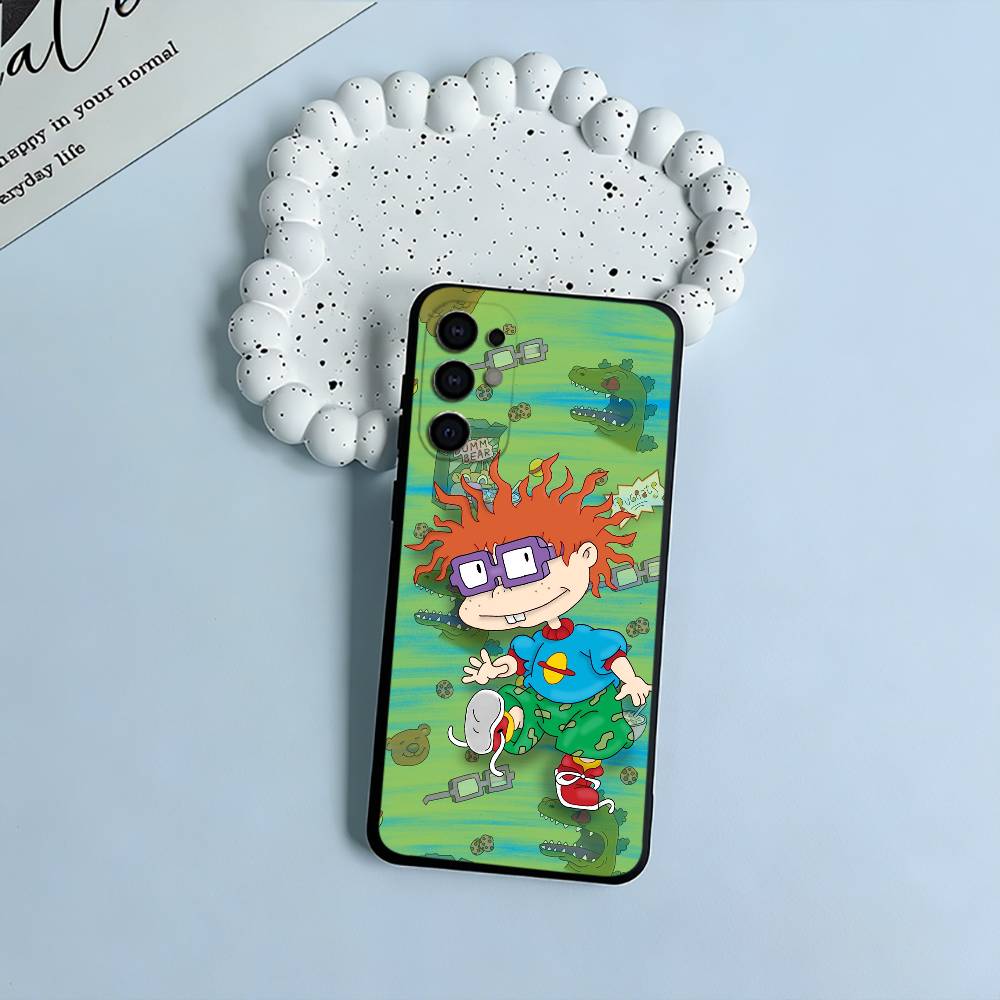 

Classic Cartoon Characters-R-Rugrats Soft Silicone Case for Samsung S25, S24, S21, S22, S23, S30, Ultra, S20, Plus, Lite-Black Samsung S22plus5G