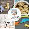 12 Pieces Animal Cookie Cutters Set For Kids with Storage Box Stainless Steel Safari Animal Biscuit Cutters Molds JT346