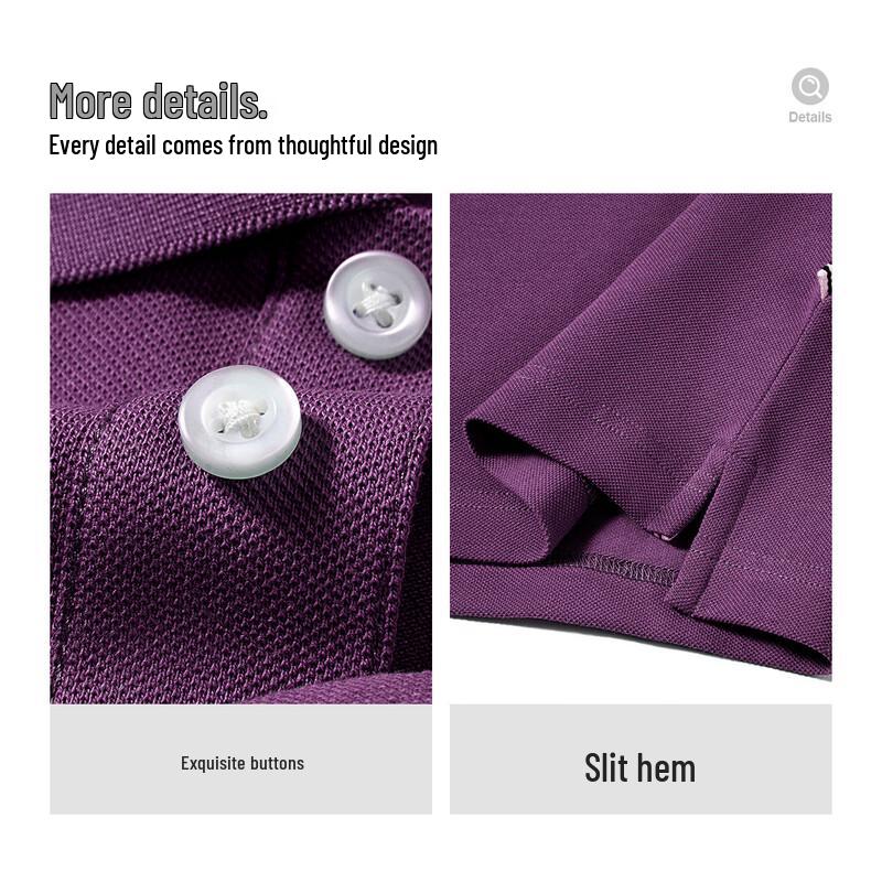 MONTAGUT Men's 10A Antibacterial 100% Cotton Short Sleeve Polo Shirt