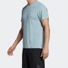Adidas Half-Sleeve Ice Wind Fitness Sports Short-Sleeved T-Shirt Men Tops Smoky-Grey FI2779
