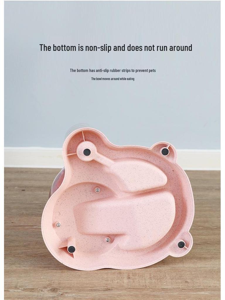 Katzen- und Hunde-Futterautomat und Wasserspender mit Puzzle-Funktion