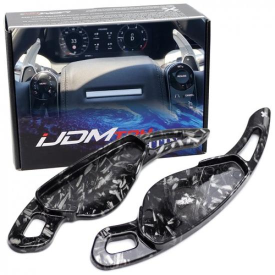 Forged Carbon Pattern Steering Wheel Paddle Shifter For Land Rover & Jaguar