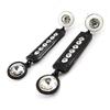 Les Trésors De Lily [J2790] - Designer Earrings 'Mélusine' Black White