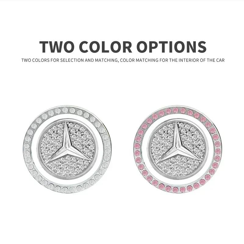Diamond Car Decor One Click Start Button Engine Start Stop Switch Button Cover for Mercedes Benz W211 W204 W210 W203 CLA GLA ab1