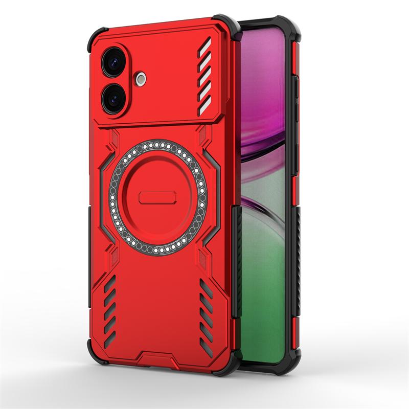 For Samsung Galaxy S26 Plus Case Samsung S26 Plus Armor PC Magnetic Adsorption Wireless Charge Cover For Samsung S26 Plus Case