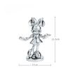 Disney Cartoon Anime Mickey Mouse Figure Statue Resin Plating Welcome Gesture Sculpture Mickey Ornaments Coffee Bar Home Decor
