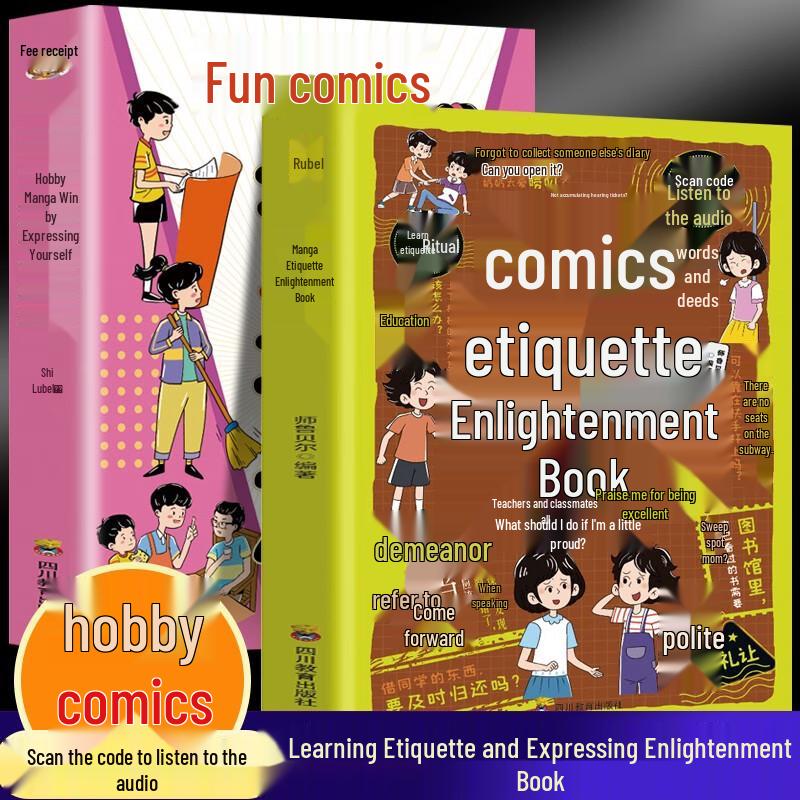 Comic Etiquette & Expression Books for Kids