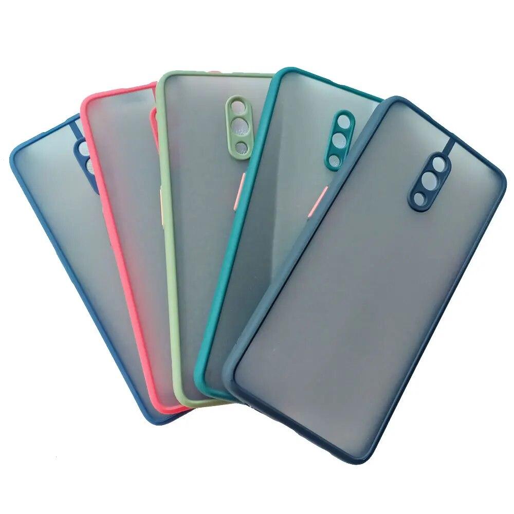 For Oppo Reno Case Camera Lens Protection For Oppo Reno Phone Case CPH1917 Cover Reno 6.4" Hard Matte Transparent Shockproof