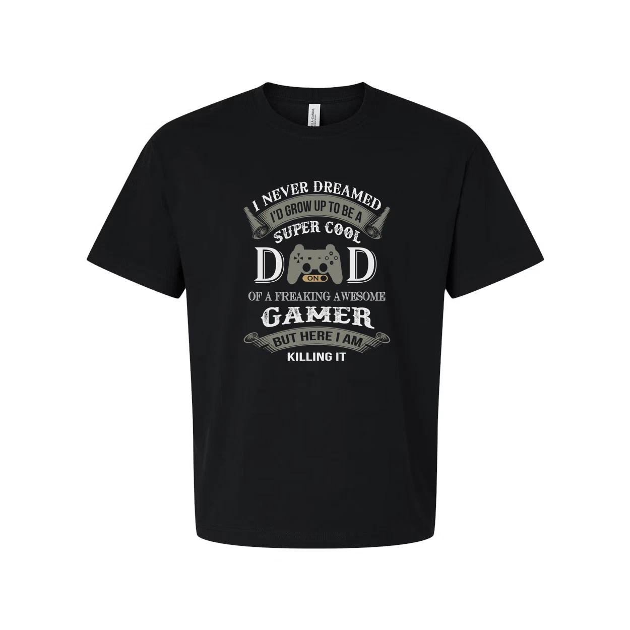 

Gamer Dad Unisex T Shirt With Game Controller Graphic For Gaming Enthusiasts And S