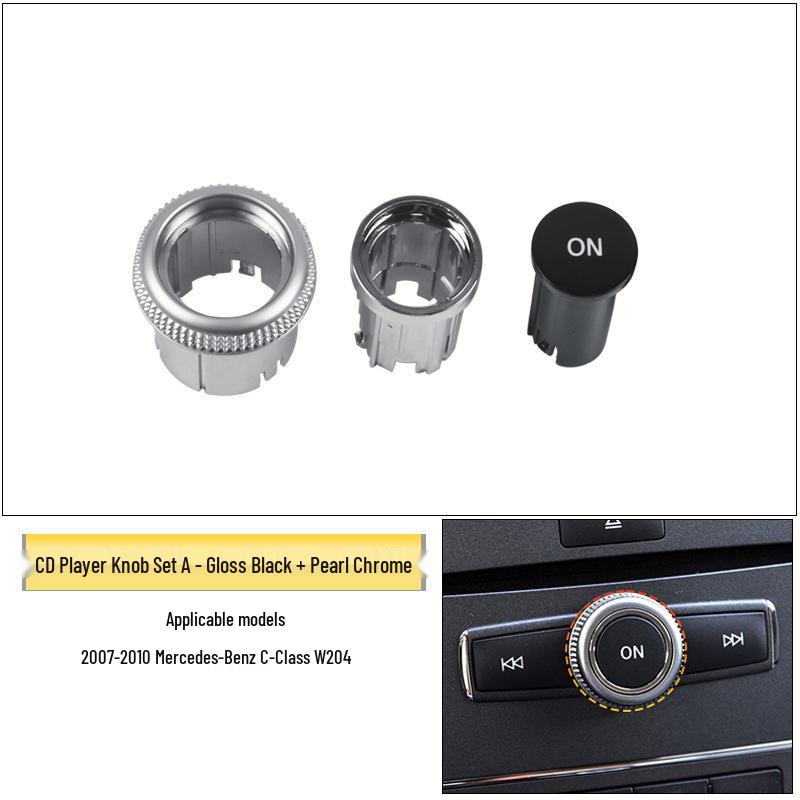 Mercedes-Benz C/B/E-Class Audio CD Button ML350 CLS GLK Console Volume & Track Adjustment