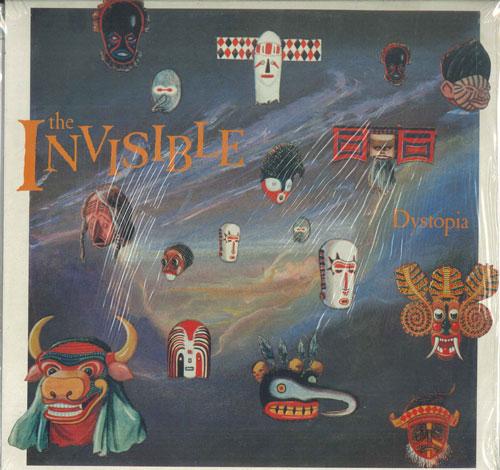 

LP Record INVISIBLE - Dystopia CHIME0024S Midnight Music 1987 UK Rock