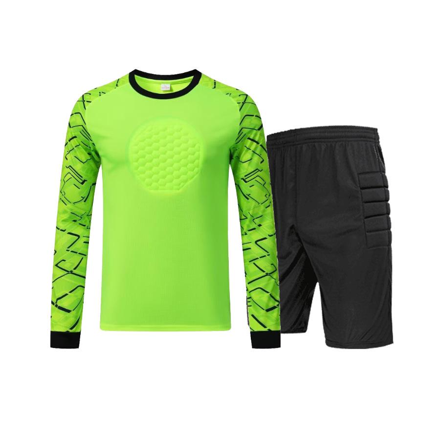Children's Goalkeeper Anti-fall Long-sleeve Football Training Set