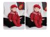 Full Moon Winter Infant Jumpsuit: Cozy 100-Day Outfit for 1-Year-Olds - New Year Visiting and Crawling Clothes for Babies