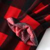 Waffle Cotton Pajama Long Gift 100% Women's Set, Loungewear, Spring/Autumn, Sleeves, Sleepwear, (XL, Red)