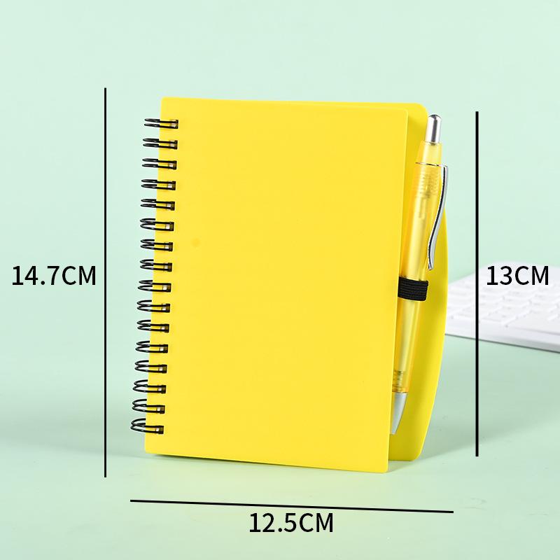 Stylish Spiral Notebook with Pen Holder for School, Training, Corporate Promotions & Custom Work Logs
