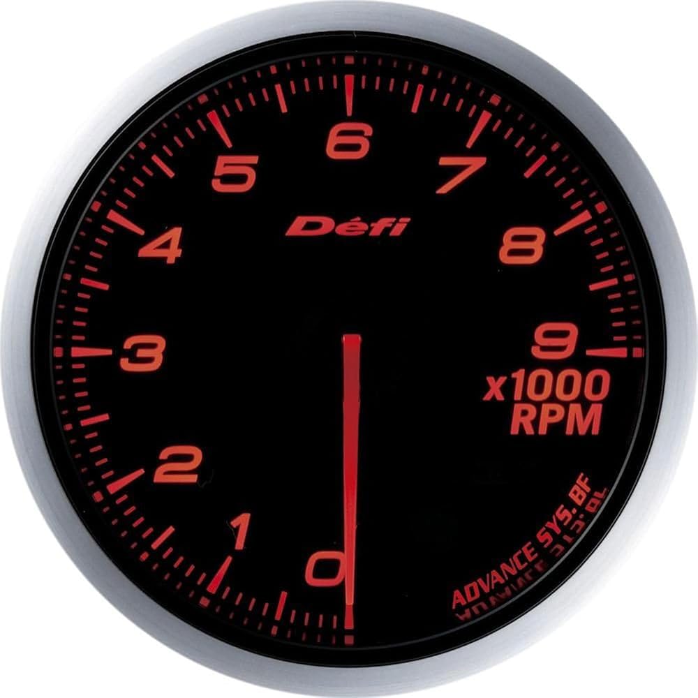 Defi Gauge Defi-Link ADVANCE BF Tachometer Amber Red 52mm Automotive Instrument