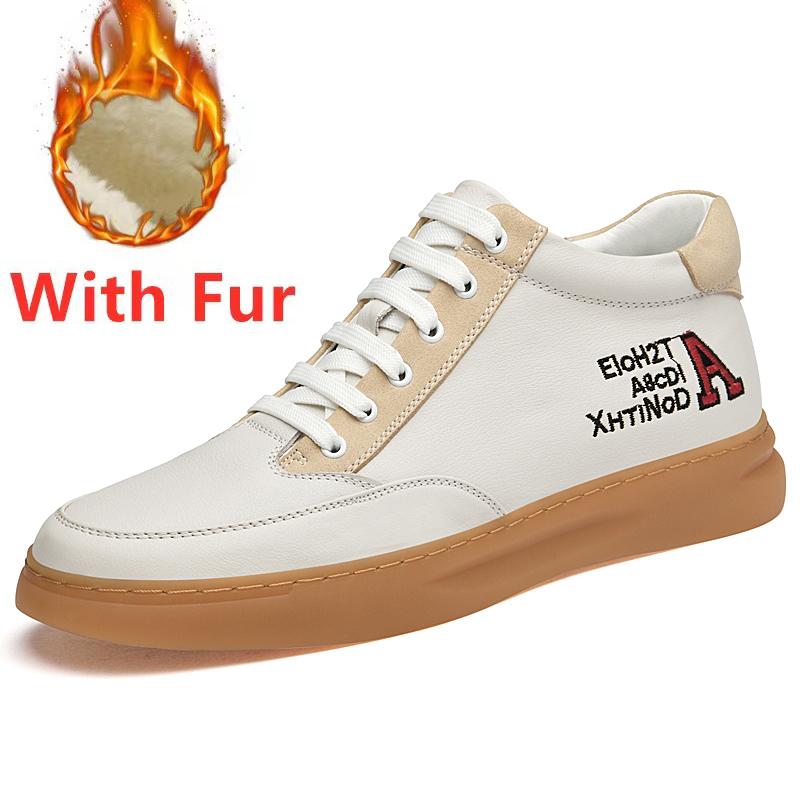 Fashion Genuine Leather Men Ankle Boots Fashion High Top Shoe Outdoor Man Hiking Botas Skateboard Footwear Leisure Walk Motorcycle Boots