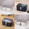 Minimalist Storage Box With Lock For Jewelry Cosmetics And Small Items