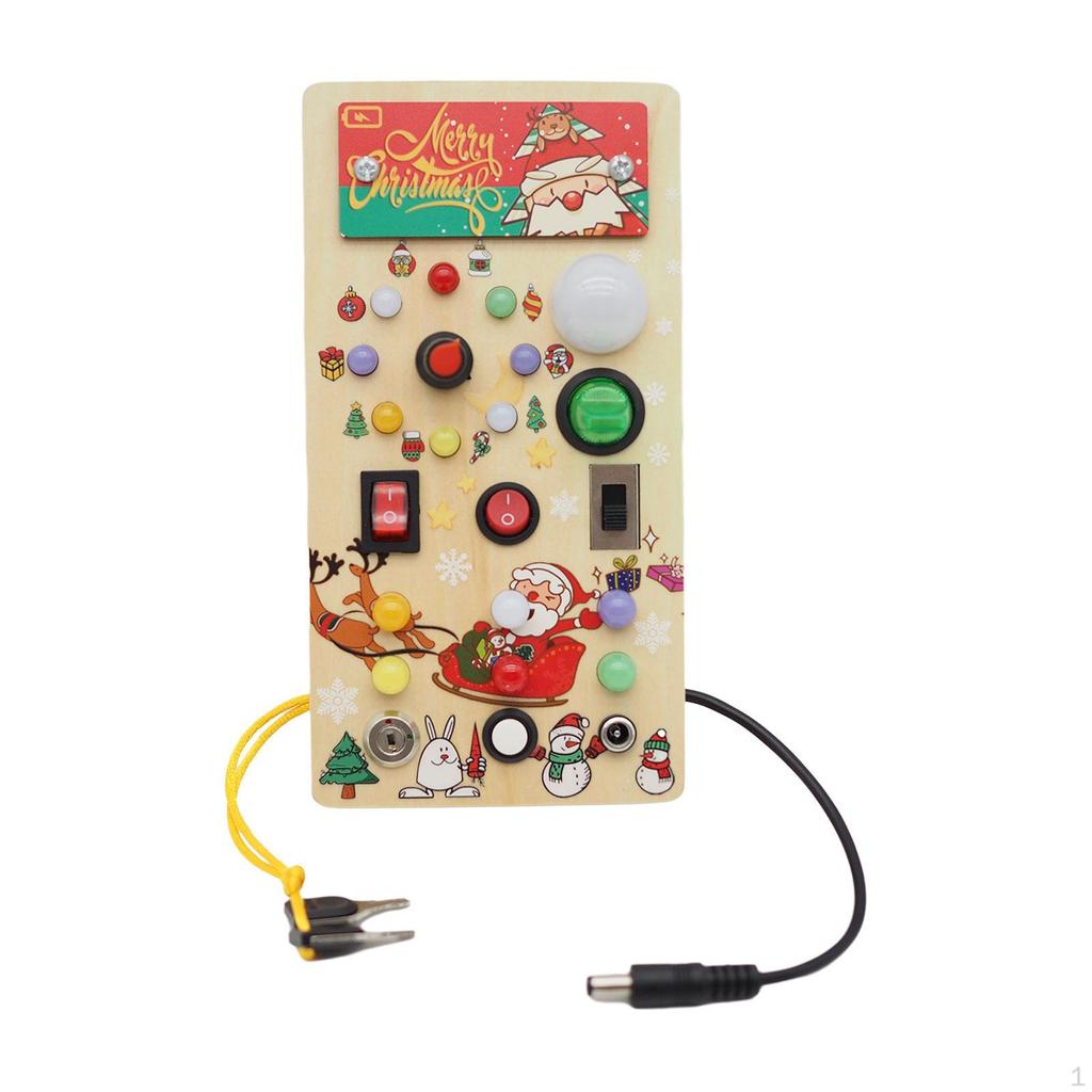 Interactive Busy Board Toy for Travel - Enhance Fine Motor Skills and Role Play