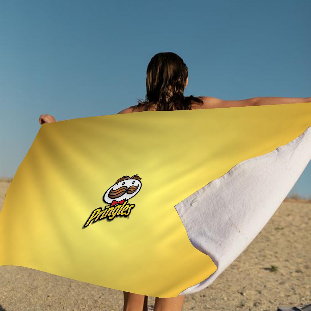 Mode P-Pringles L-LLC Große Mikrofaser-Strandtücher Schnelltrocknendes Handtuch Sandstrandtücher Handtuch für Pool Reisen Schwimmbad Yoga