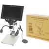 7 Inch Digital Microscope 1200X Zoom 12MP High Definition Electronic Microscopes Mobile Phone Repair Camera Magnifier