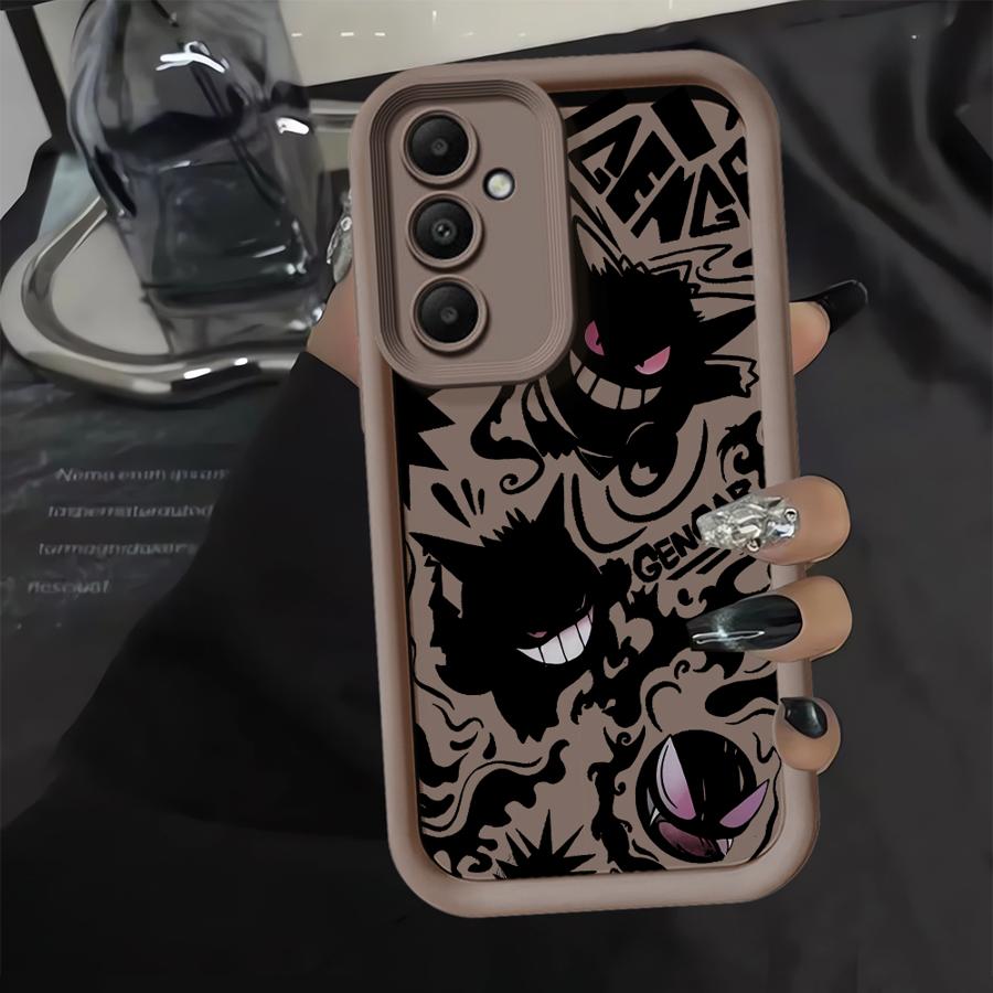 Case for Samsung Galaxy A56 A73 A35 A52 A55 A25 A26 A32 A36 A24 A22 A21s A54 Phone Cover Pokemon Cool Gengar