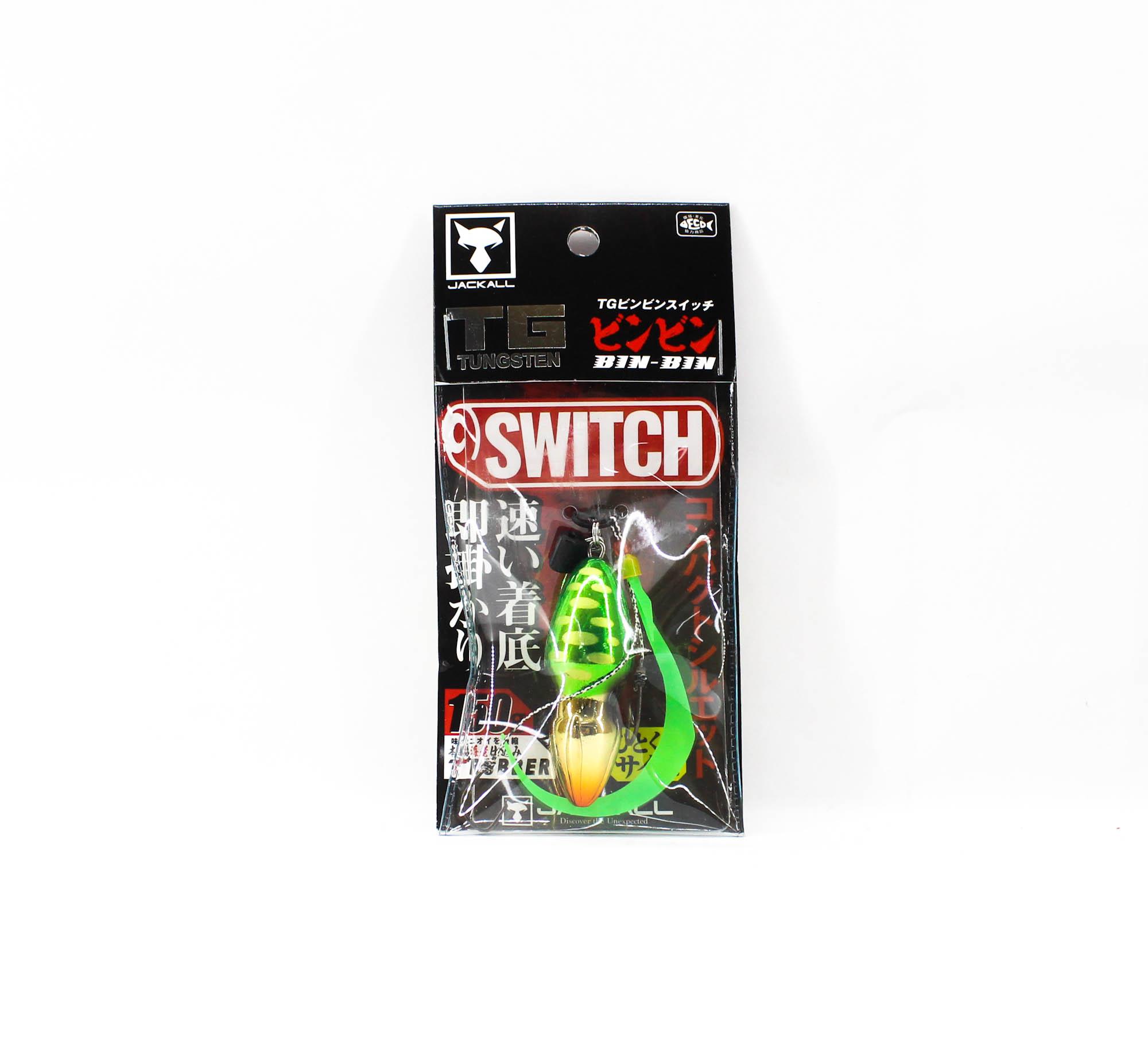 

Jackall Bin Bin Switch TG Tungsten 150 Grams Green Gold (7688)