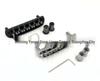 6-String Electric Guitar Accessories: Nut & Bridge Set in Silver, Gold, Black