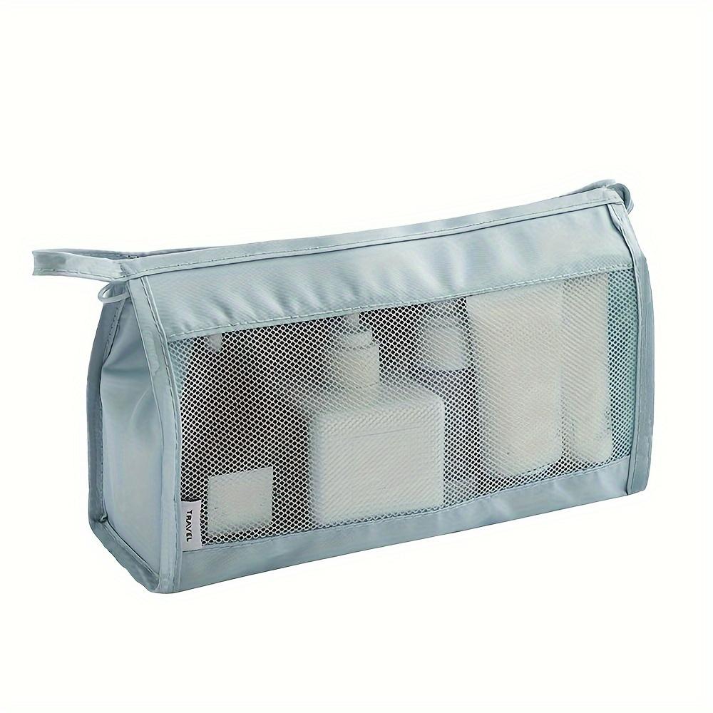 Travel Visual Wash Bag Women's Cosmetic Bag Breathable Storage Bag Portable Lipstick Mobile Phone Bag Outdoor Handheld Large Capacity Cosmetics Bag