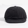 New Unisex Retro Washed Short Brim Baseball Cap, Adjustable Snapback Hip Hop Sunscreen Design, For Men Women Outdoor Daily Wear