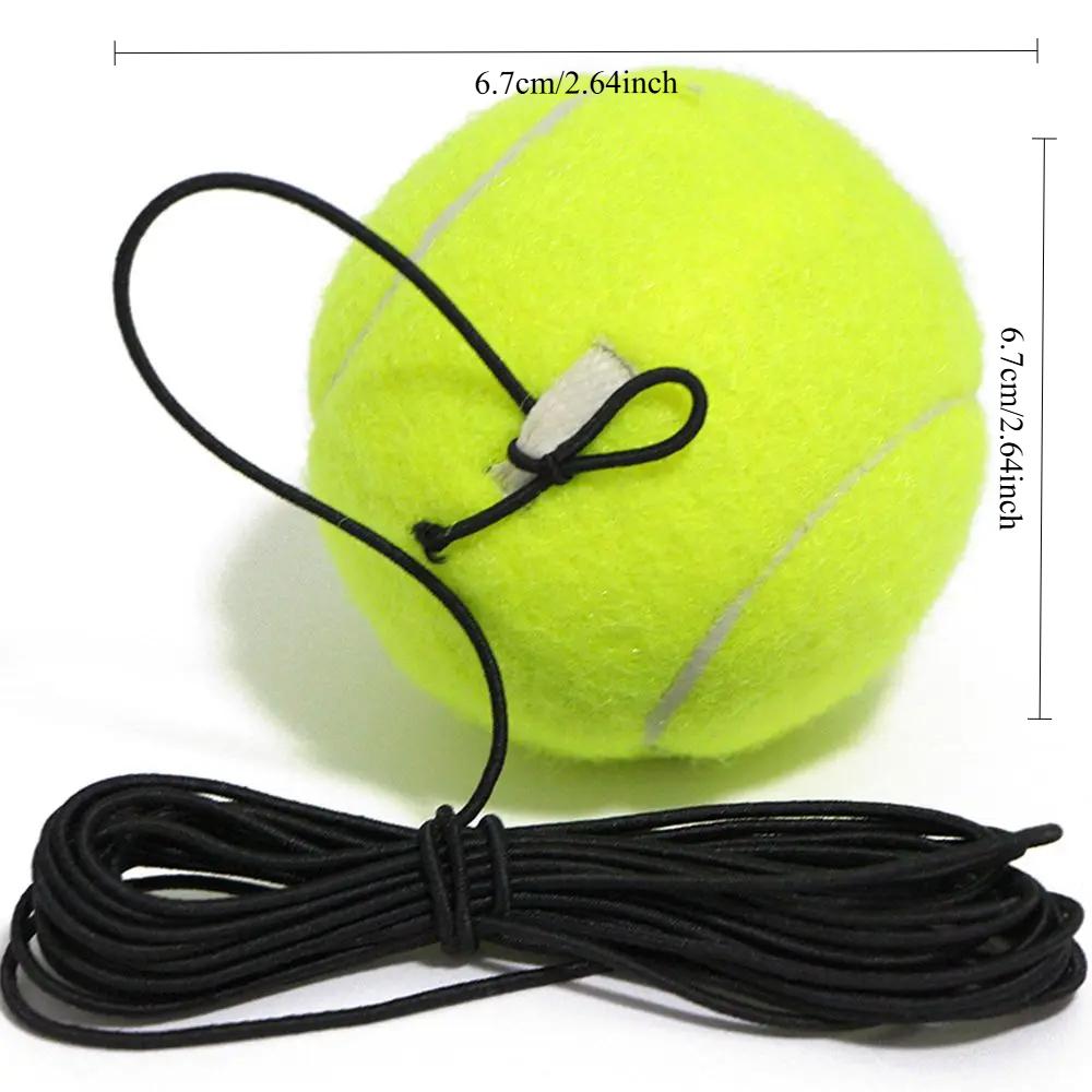 Professioneller Tennis-Trainingspartner-Rebound-Übungsball mit 4 m elastischem Seil