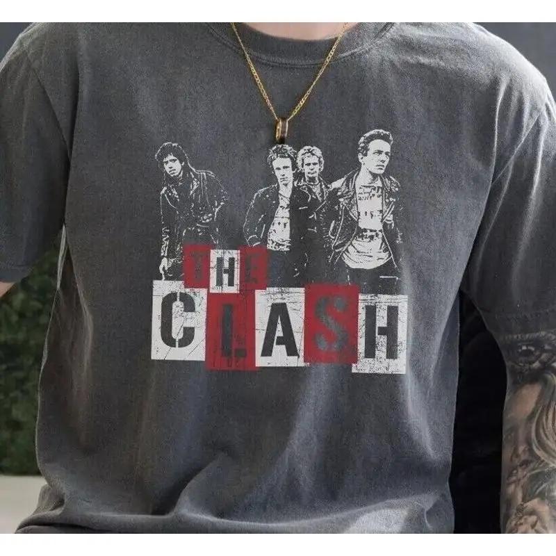 The Clash Rock Band T Shirt Cotton Size S To 5Xl