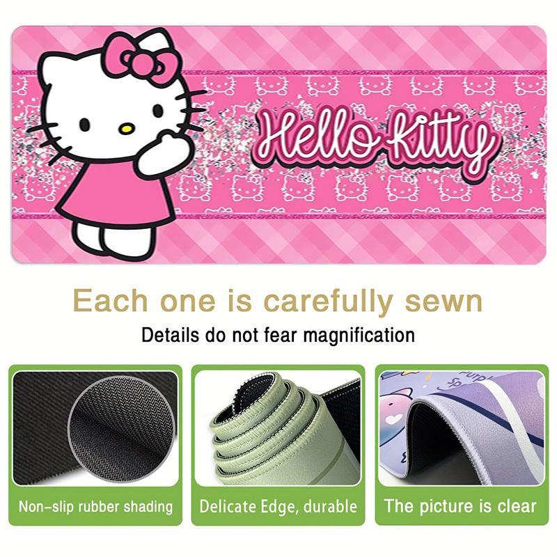 1pc Hello Kitty Pink Background Computer Pad with Vibrant Print, Mouse Pads for Desk 161