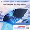 Car Windshield Sunshade: Protects & Moisturizes Interior, Shields Dashboard, Ensures Privacy. Ideal for Summer Use.