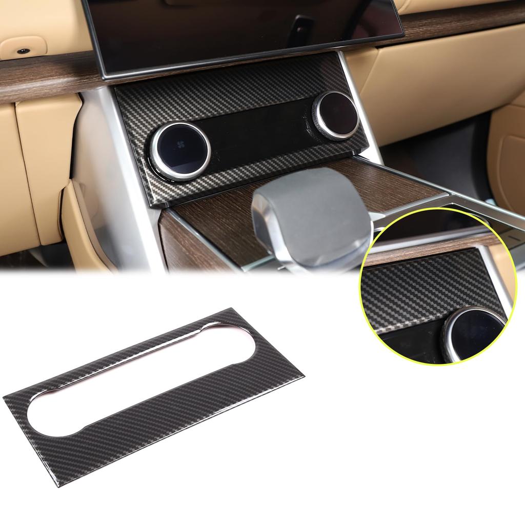 Sauicemy Air Conditioning Control Panel Decorative Sticker Cover for 2023 Land Rover Range Rover Air Conditioning Mode Panel Console Sticker Trim