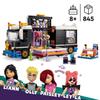 Lego® 42619 friends le tourbus de la star de la pop, jouet musical avec 4 mini-poupées, cadeau pour enfants dès 8 ans