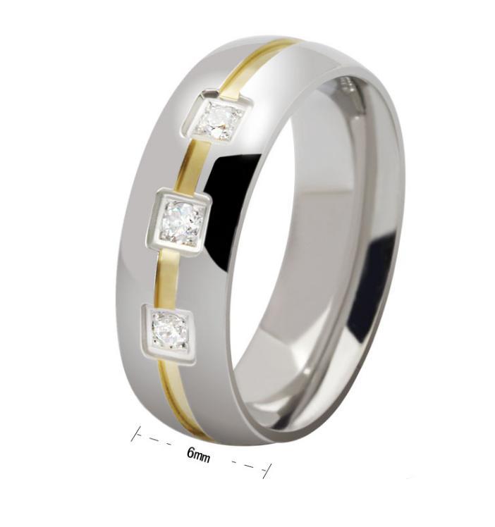 Bague Acier Inoxydable Diamant 0 02 Ct Tw Si 308071 main image 1