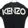 KENZO Long sleeve V-neck knit one piece XS Navy system Women Used