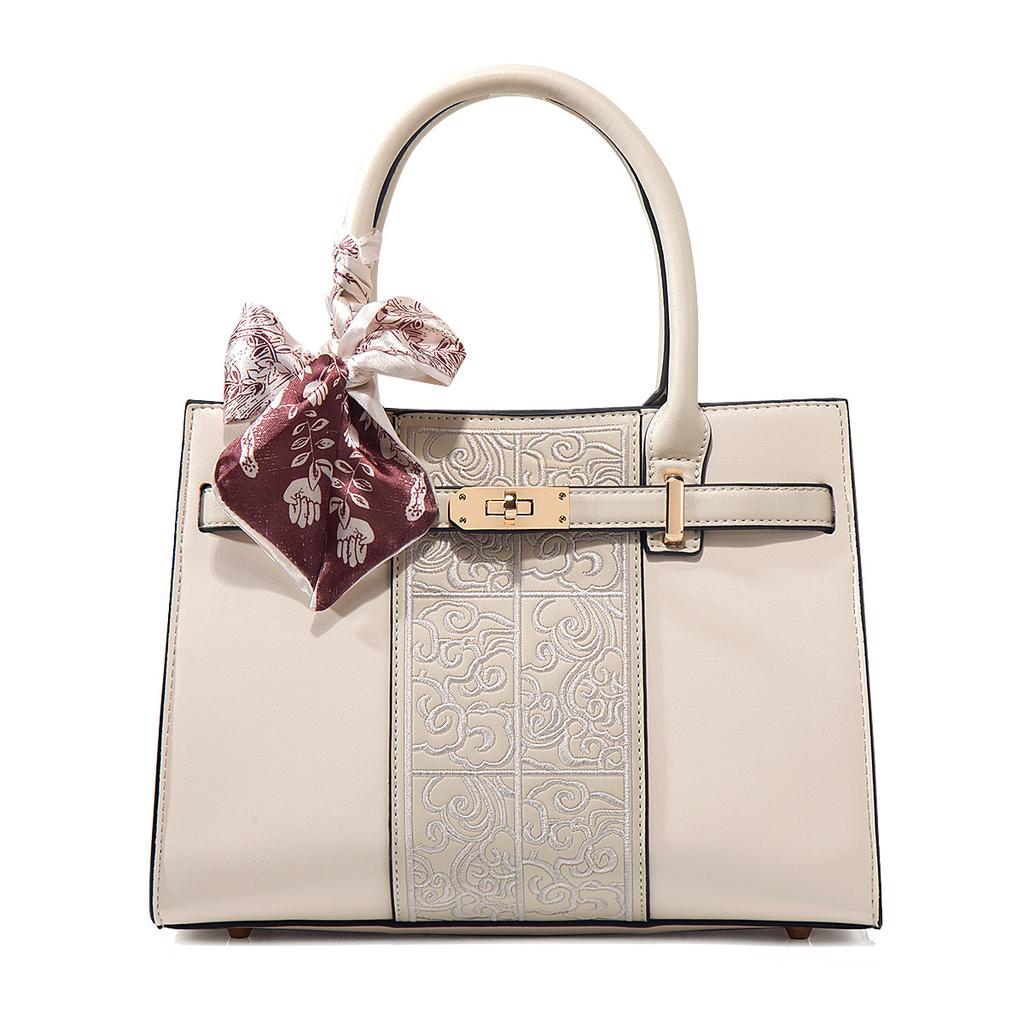 Mother'S Day Gift For Mother, Large-Capacity Handbag, Lady'S Mother Bag, Atmospheric High-End Embroidered Women'S Bag