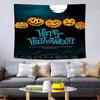 Halloween Tapestry Nordic Holiday Party Decorative Cloth, Horror Cartoon Landscape Tapestry, Milled Fabric Polyester Blanket